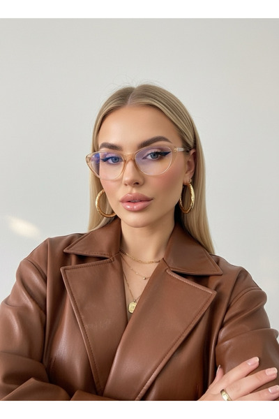 Goldmine Women's Azalea Nude Blueblock Blue Light Protection Glasses