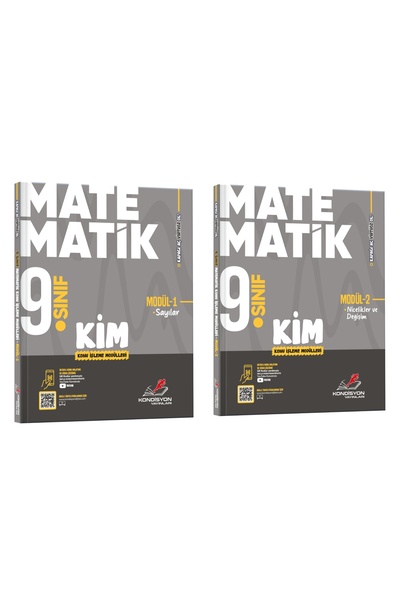 Kondisyon Yayınları 9.SINIF MATEMATİK KONU İŞLEME MODÜLÜ- 1 SAYILAR & KONU İŞLEME MODÜLÜ-2 NİCELİKLER VE DEĞİŞİM