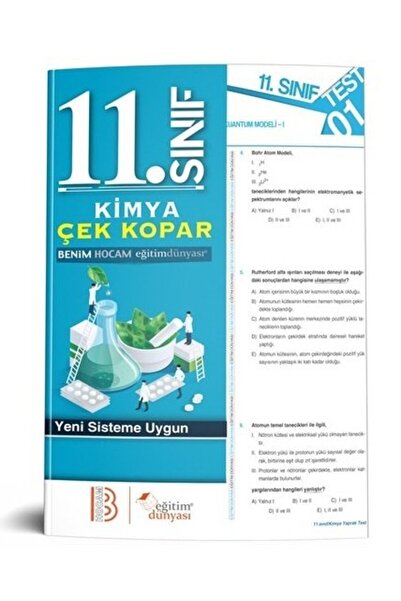 EĞİTİM DÜNYASI YAYINLARI SÜPER FİYAT Eğitim Dünyası 11. Sınıf Kimya Yaprak Te...