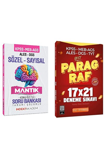 İndeks Akademi İndeks + EVP Akademi KPSS MEB-AGS ALES DGS Sözel-Sayısal Mantı...