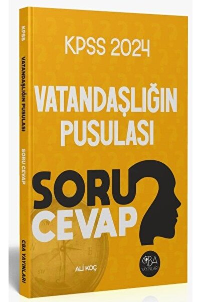 CBA Akademi SÜPER FİYAT - CBA Yayınları 2024 KPSS Vatandaşlık Vatandaşlığın P...