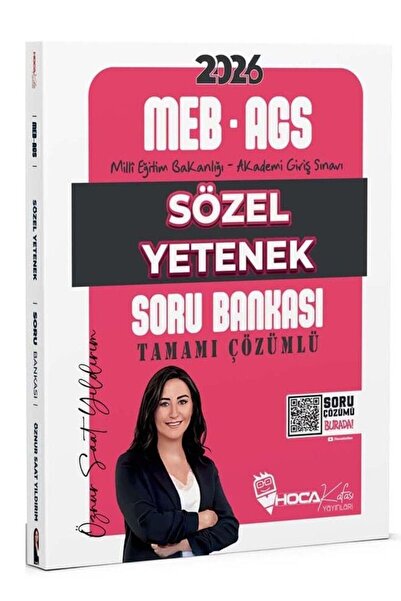 Hoca Kafası Yayınları Hoca Kafası 2026 MEB-AGS Sözel Yetenek Soru Bankası Çöz...