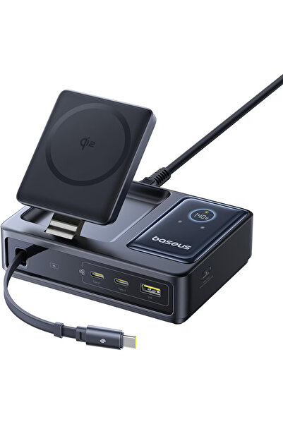 Baseus Statie pentru Incarcare fara Fir 5in1, 140W - Nomos (P10170902123-00) - Negru