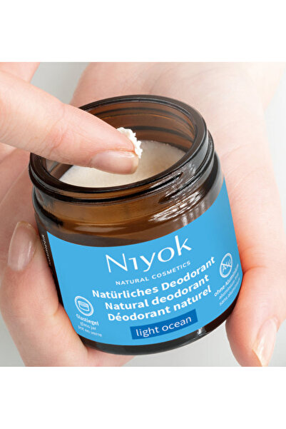 Niyok cream deodorant, Light Ocean, , vegan, aluminum-free, 40 ml
