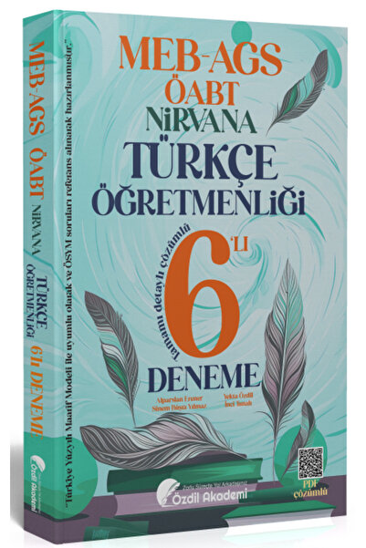 Özdil Akademi Yayınları Özdil Akademi ÖABT MEB-AGS Türkçe Öğretmenliği NİRVAN...