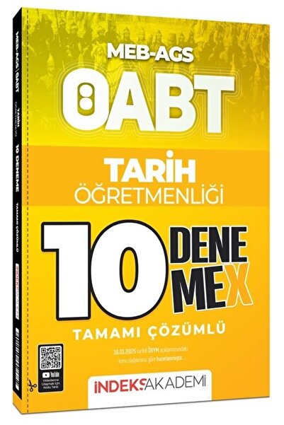 İndeks Akademi İndeks Akademi 2026 ÖABT MEB-AGS Tarih Öğretmenliği 10 DenemeX...