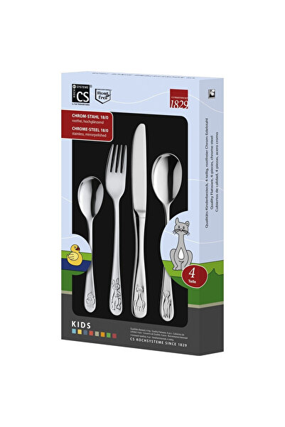 Carl Schmidt Sohn Set of 4 Carl Schmidt Sohn Kids children's cutlery, anti-allergic