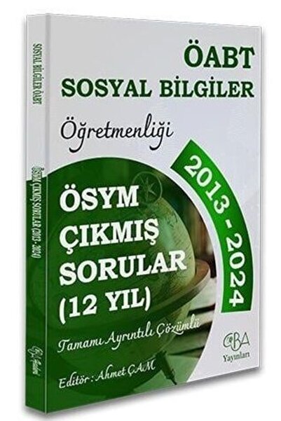 CBA Akademi CBA Yayınları 2025 ÖABT MEB-AGS Sosyal Bilgiler Öğretmenliği Çıkm...