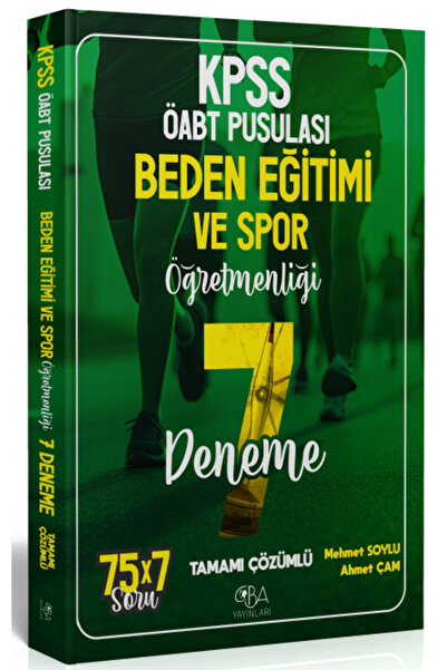 CBA Akademi CBA Yayınları ÖABT Beden Eğitimi ve Spor Öğretmenliği 7 Deneme Çö...