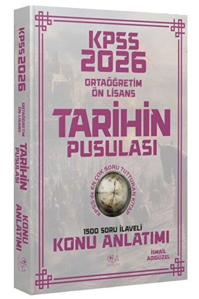 Genel Markalar CBA Yayınları 2026 KPSS Lise Ortaöğretim Ön Lisans Tarihin Pus...