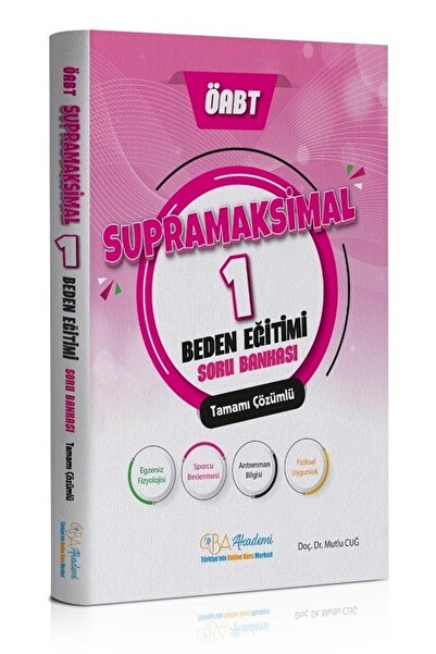 CBA Akademi CBA Yayınları ÖABT Beden Eğitimi Supramaksimal-1 Soru Bankası Çöz...