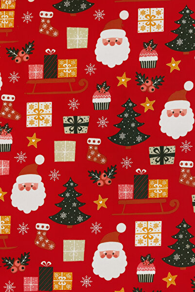 Soft Kare New Year Themed Linen Textured Liquid-Proof Tablecloth – Stylish and Durable