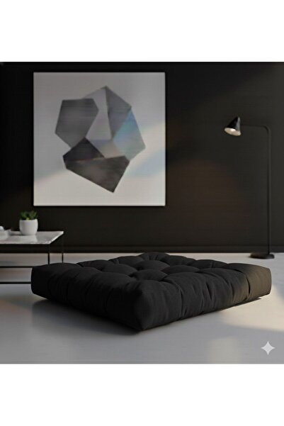 İstanbul kumaş Dekoratif Rual Yer & Palet Minderi 60x60x10 (GÖRSELDEKİ ÜRÜN)-...