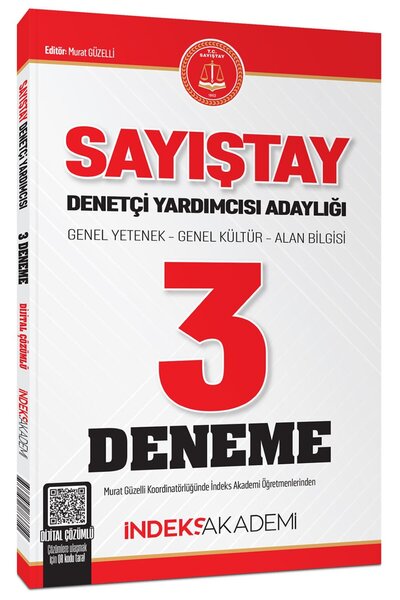 İndeks Akademi 2026 Sayıştay Denetçi Yardımcısı Adaylığı 3 Deneme Çözümlü - M...