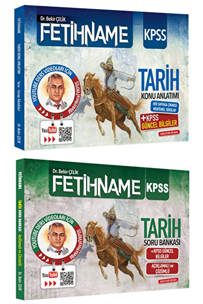 Genel Markalar Bekir Çelik KPSS MEB-AGS FETİHNAME Tarih Konu Anlatımlı + Soru...