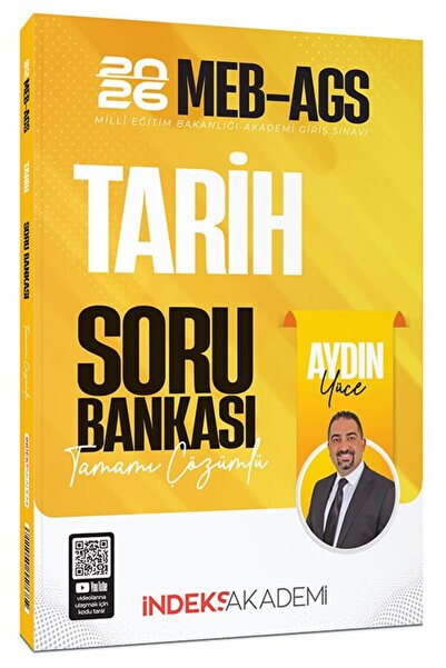 İndeks Akademi İndeks Akademi 2026 MEB-AGS Tarih Soru Bankası Çözümlü - Aydın...