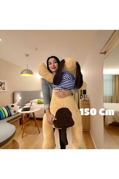 xprops 150 Cm Dev Peluş Yumuşak Büyük Köpek Oyuncak Uyku Sarılma Arkadaşı Doğum Anneler Günü Hediyesi