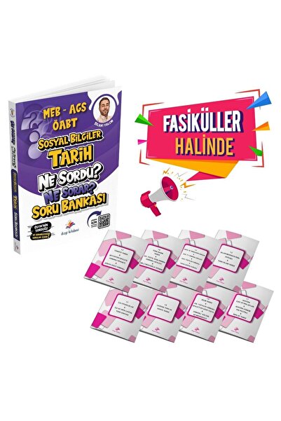 Dizgi Kitap 2025 ÖABT MEB-AGS Sosyal Bilgiler Tarih Ne Sordu Ne Sorar Soru Ba...