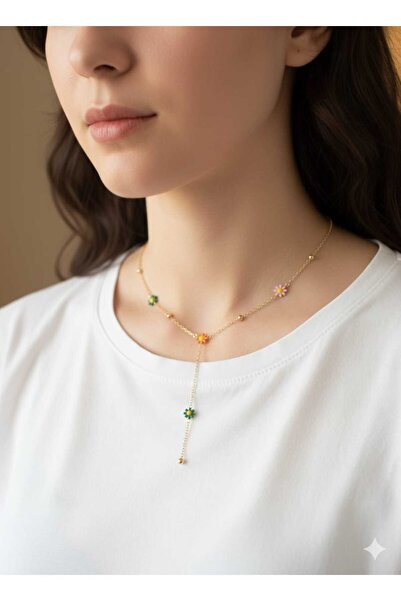 Ralp Moda Minelli Flower Trend Model Y Necklace