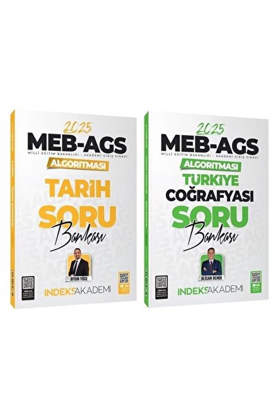İndeks Akademi SÜPER FİYAT - 2025 MEB-AGS Algoritması Tarih+Türkiye Coğrafyas...