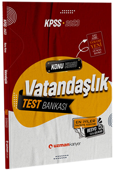 Uzman Kariyer Yayınları Süper Fiyat Uzman Kariyer 2023 Kpss Vatandaşlık Test ...