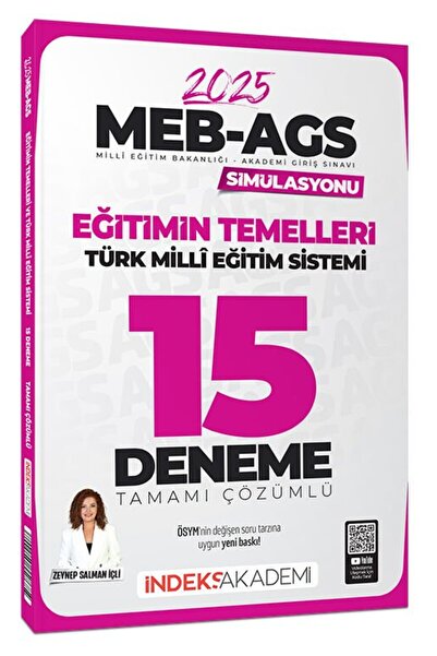 İndeks Akademi SÜPER FİYAT - 2025 MEB-AGS Simülasyonu Eğitimin Temelleri ve T...
