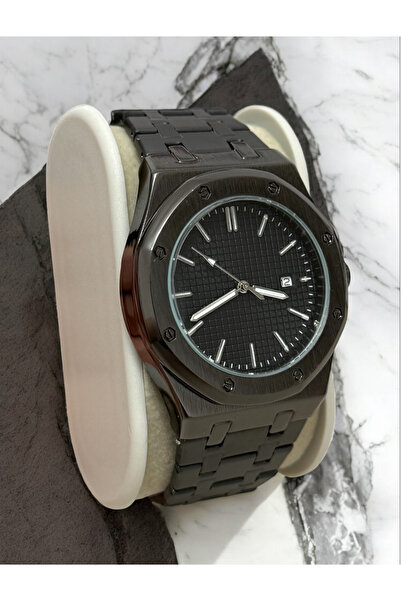 MAC CENTER Steel Men's Wristwatch--Steel Men's Wristwatch-Steel Band-Patek Model