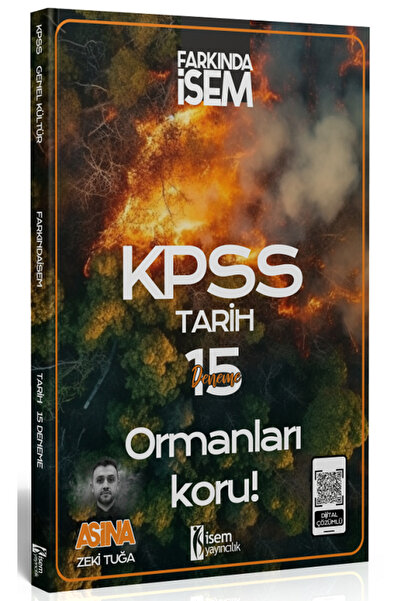 İsem Yayınları SÜPER FİYAT - İsem 2025 KPSS Tarih Aşina 15 Deneme Çözümlü - Z...
