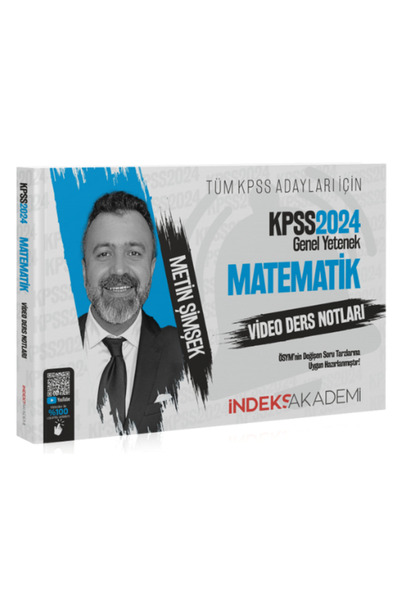 İndeks Akademi SÜPER FİYAT - İndeks Akademi 2024 KPSS Matematik Video Ders No...