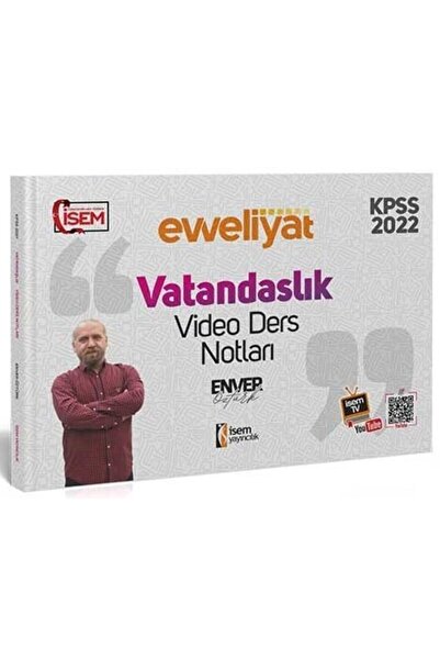 İsem Yayınları SÜPER FİYAT - İsem 2022 KPSS Vatandaşlık Evveliyat Video Ders ...