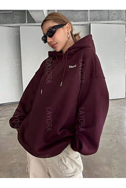 LAYORA هودي بقصة مريحة – قطن، أسلوب كاجوال