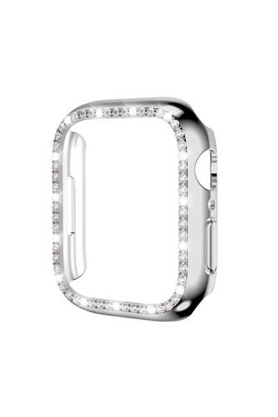 UnDePlus Apple Watch 42mm 1/2/3 (11/10nesil değildir) Kenar Taşlı Kasa Koruyucu