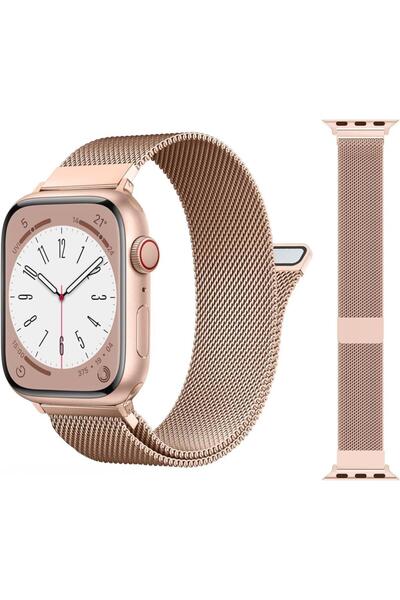 UnDePlus Watch 7/8/9 41mm Kordon Milano Loop Metal Kordon Uyumlu