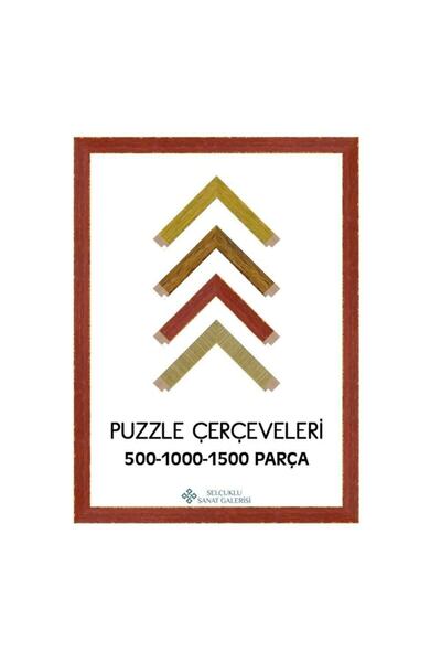 Selçuklu Sanat Puzzle Çerçevesi Eskitme 30 Mm - 50x70 (1000'luk) - Kahverengi