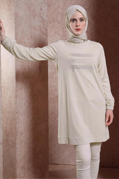 Alvina TAŞLI EŞOFMAN TUNİK 43847