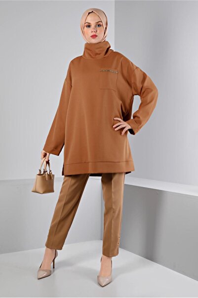 Alvina DEGAJE COLLAR POCKET TUNIC 43453