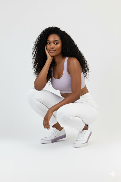 Benetton ® Original New Season Women's Sports Shoes Bn30176 White Lilac