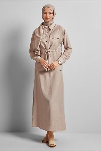 Alvina Waist Tightened Skirt Suit 45752