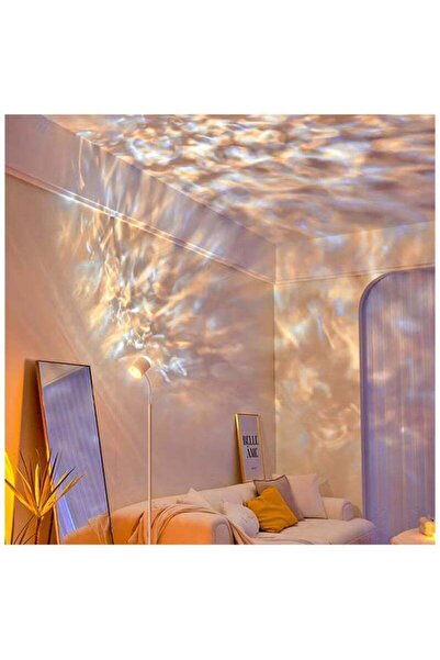 Arabest Color Changing Sunset Floor Lamp - LED Ocean Wave & Dual-Side Mood Lamp