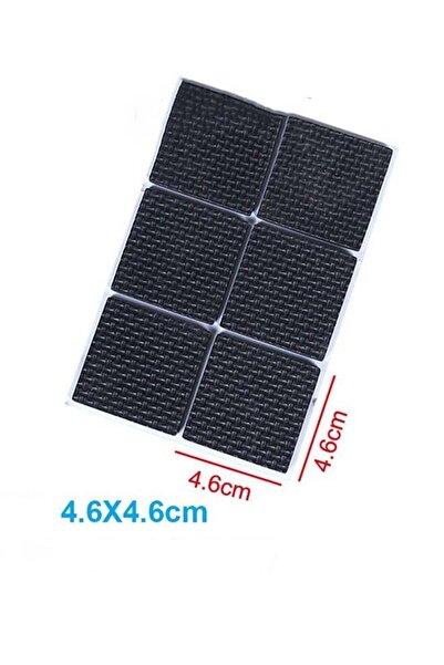 Bukela 4.6x4.6cm Thickened Silent Chair Foot Pads 30 Pieces