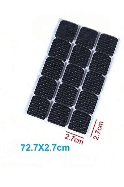 Bukela 2.7x2.7cm Mini Silent Chair Leg Pads, 75-Pack — Anti-Slip, Cuttable