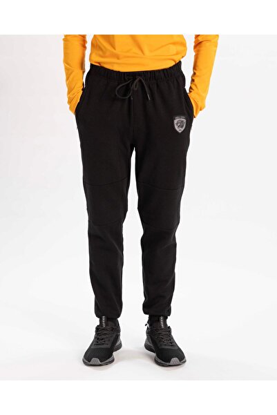 Hull City Olec Woven Labeled Jogpant Erkek Siyah Eşofman Altı