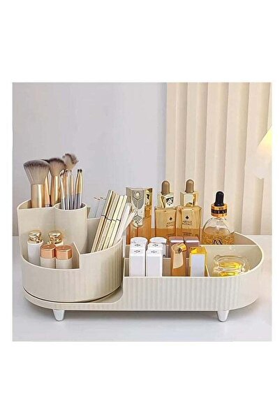 COOYA 2023 New Rotating makeup organizer, large capacity compartmentalized storage, easy to hold all of yo