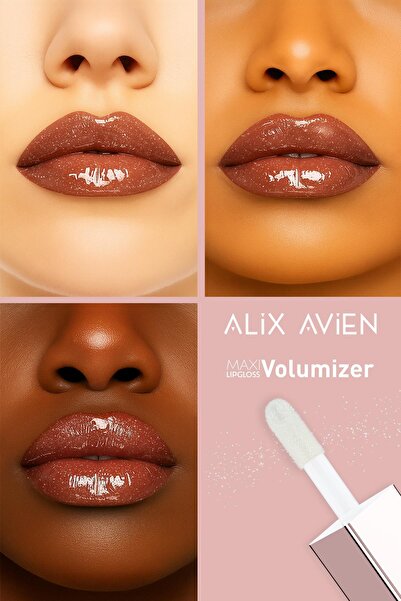 Alix Avien Maxivolumizer Lipgloss 202 - Maxipearl - Kalıcı ve Nemlendirici Ruj - Dolgunlaştırıcı Etki