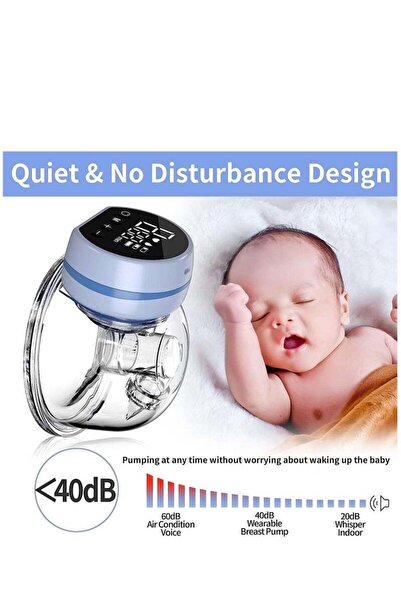 Arabest Breast Pump,Portable Breast Pump,Wearable Breast Pump,Hands Free Electric Breast Pump,Painless Breas