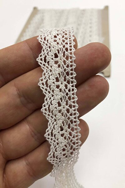 Hobigram Dantel Çeşitleri Beyaz Kopanaki Koton Dantel 2,5 Cm – Dantel, Şık Tasarım, Kadın Aksesuarı
