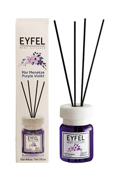 Eyfel room air freshener with sticks 120ml, Purple Violet (Violet)