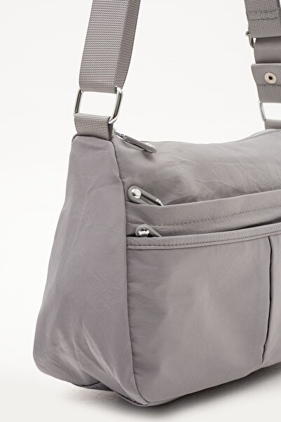 Sanmorris Geantă de mână și de umăr cu 5 ochi gri deschis - Crossbody rezistent la apă