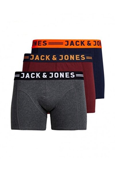 Jack & Jones Ανδρικά πολύχρωμα μποξεράκια 3 τεμαχίων 12113943