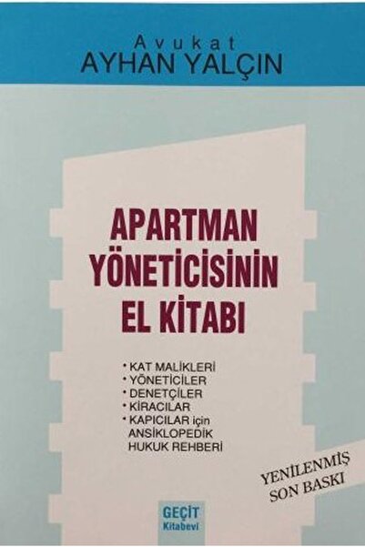 Geçit Kitabevi Apartman Yöneticisinin El Kitabı - Ayhan Yalçın